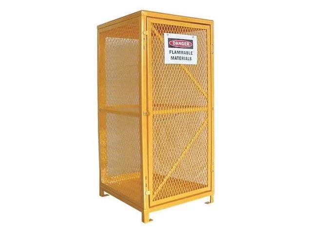 CONDOR 5CHL5 Gas Cylinder Cabinet, 9 Vertical Cylinders, 65 in H, 31 in W, 30