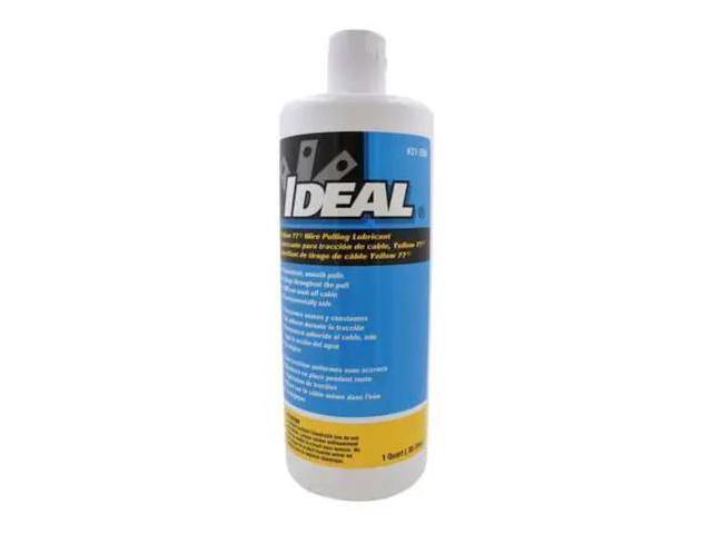 Wire Pulling Lubricant,1 qt. Bottle,Ylw IDEAL 31-358
