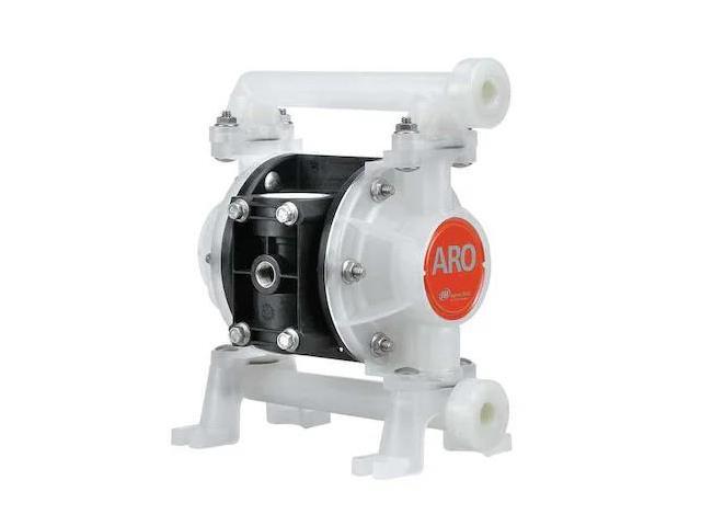 ARO PD03P-APS-0JC Double Diaphragm Pump, Polypropylene, Air Operated, Hytrel,