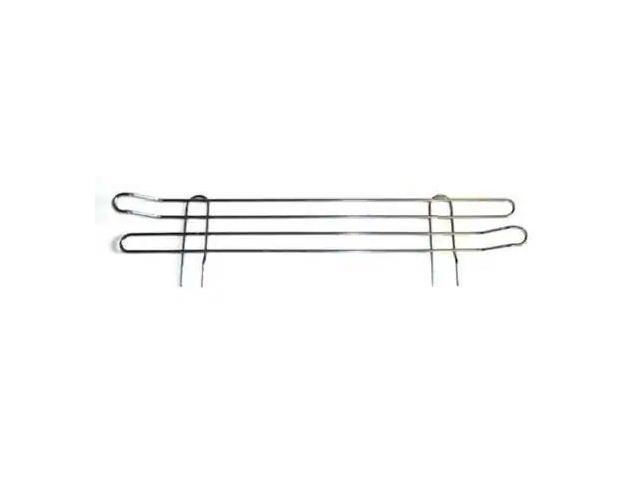 METRO L24N-4C Stackable Shelf Ledge, 24'D x 24'W x 4'H, Chrome