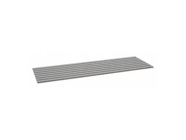 TENNSCO BSD-7224 Decking, Steel, 72 in W, 24 in D, Industrial Gray, Powder