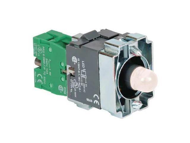DAYTON 30G146 Lamp Module and Contact Block,22mm,1NO