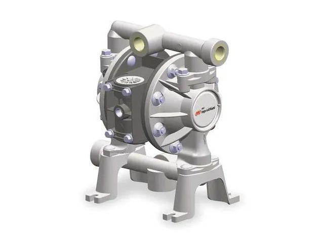 ARO PD07R-AAS-PCC Double Diaphragm Pump, Aluminum, Air Operated, Hytrel, 14 GPM