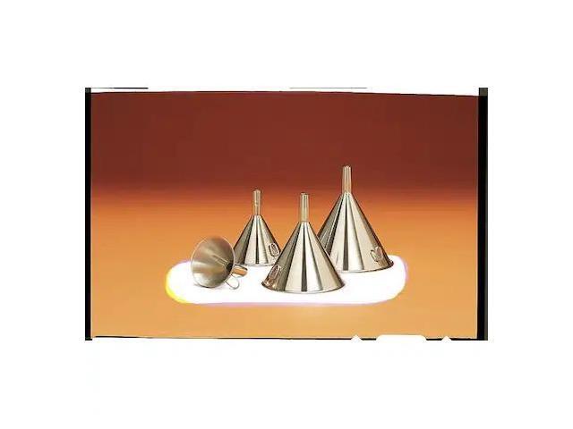 ZORO SELECT 84740 Funnel,188mL,Stainless Steel