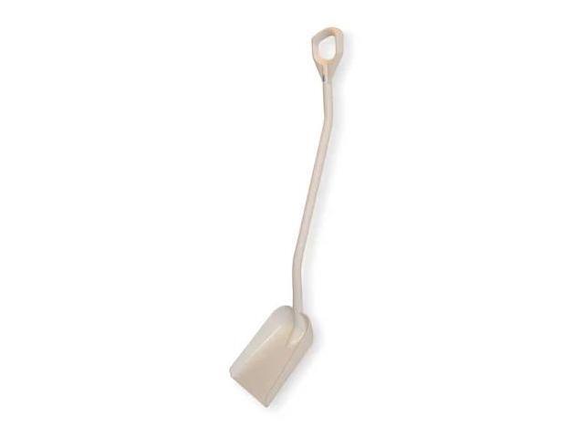 REMCO 56115 Ergonomic Square Point Shovel, Polypropylene Blade, 50 in L, White