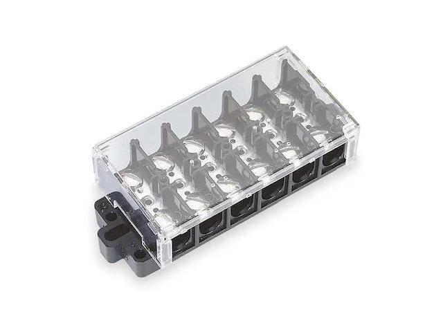 ZORO SELECT 6YH95 Cover,Terminal Strip,6 Pole