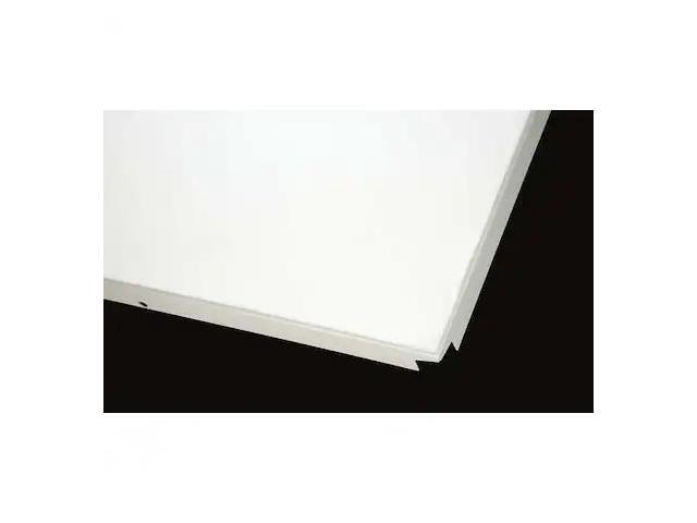 ARMSTRONG 5488P1WH MetalWorks SecureLock Ceiling Tile, 24 in W x 24 in L,