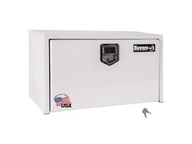BUYERS PRODUCTS 1702205 36'W 6.7 cu. ft. White Steel Underbody Truck Box