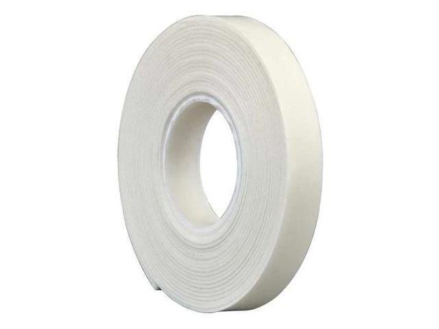 TAPECASE VF16W Double-Sided Foam Tape, 1 in W, 5 yd L, 1/16 in, Vinyl Foam,