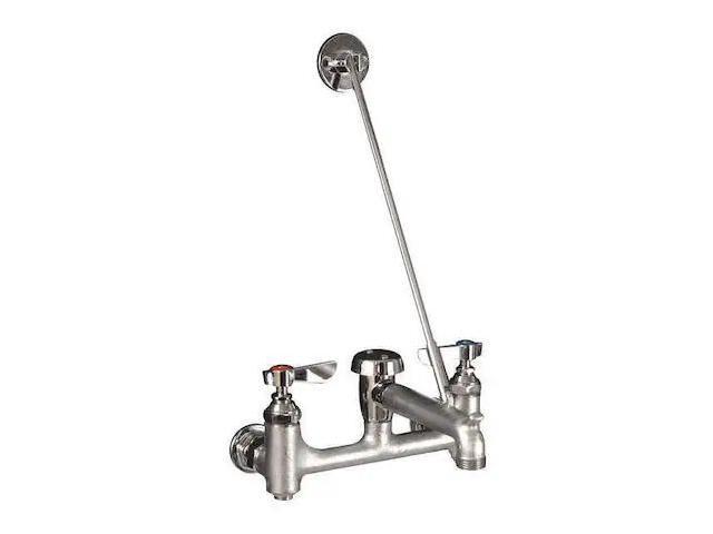 DOMINION COMMERCIAL FAUCETS 77-9108 8' Mount, 2 Hole Straight Service Sink