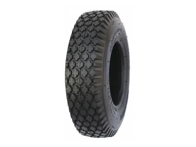 HI-RUN WD1049 Lawn/Garden Tire, 11.6 in OD, 4.10/3.50-5, 2 Ply, Rubber