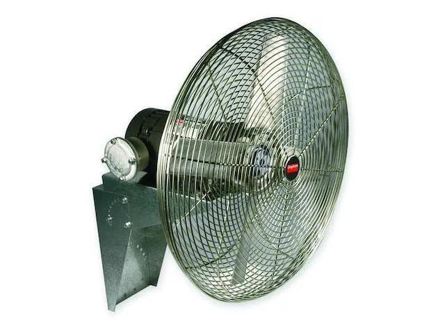 DAYTON 1VCH1 Standard Duty Hazardous Location Industrial Fan, Wall Mount, 24 in