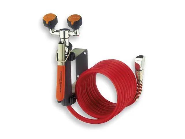 GUARDIAN EQUIPMENT G5046 Dual Head Drench Hose,Wall Mount,12 ft.
