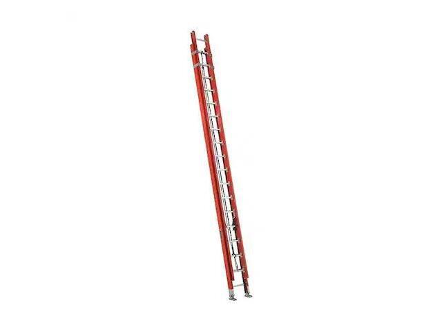 LOUISVILLE FE7236 36 ft Fiberglass Extension Ladder, 300 lb Load Capacity