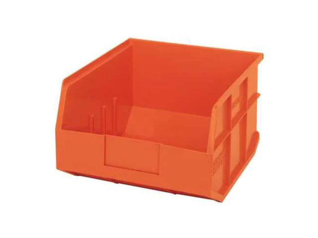 QUANTUM STORAGE SYSTEMS SSB425OR Shelf Storage Bin, Polypropylene, Orange, 7 in