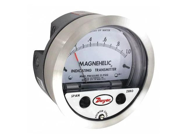 DWYER INSTRUMENTS 605-20 Differential Pres Indicating Transmitter