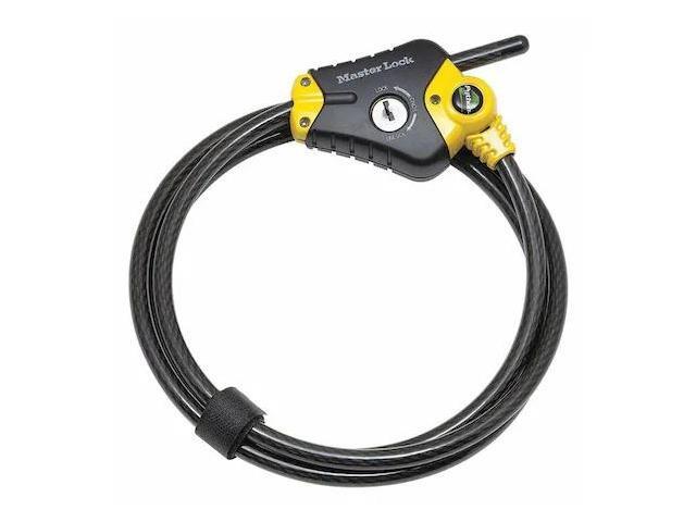 MASTER LOCK 8413KA Cable Lock,6 ft. L