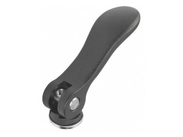 KIPP K2120.2501108 Cam Lever Size: 2 D=M08, A=96, B=33,3, Aluminum Black