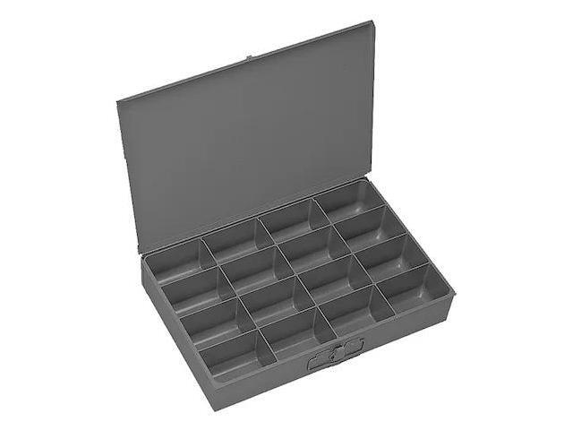 DURHAM MFG 113-95-D567 Steel, 16 compartments, 12 1/2 in D x 3 1/8 in H x 18