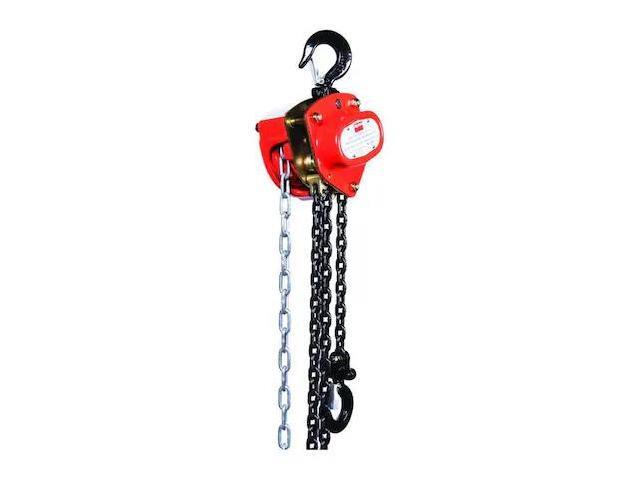 DAYTON 1VW51 Manual Chain Hoist,1000 lb.,Lift 10 ft.
