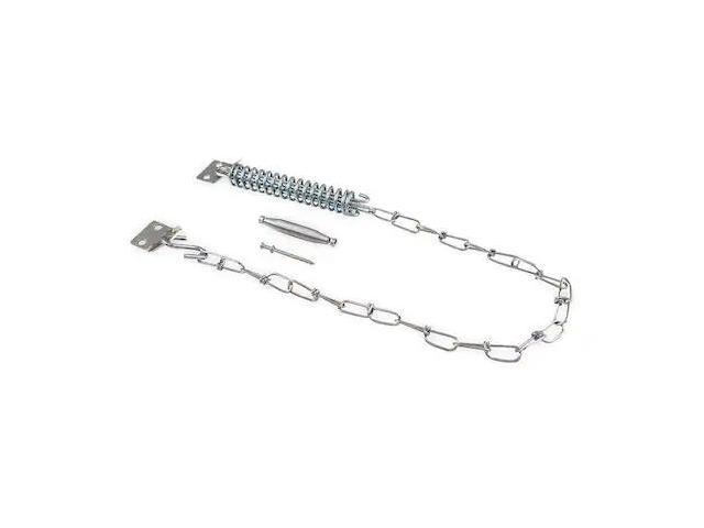 ZORO SELECT 1XMP2 Crash Chain,25-1/2 In L,7/16 In W,Silver