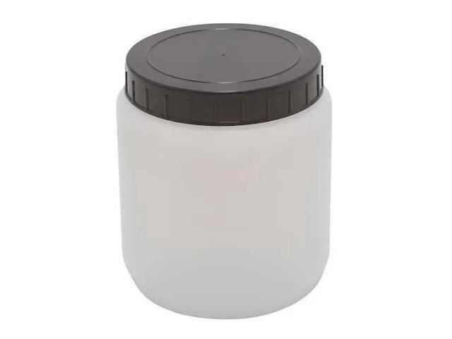 DYNALON 226415-2000 HDPE CYLNDRCL JAR W/CAP 2000ML,PK10