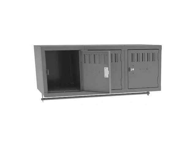 TENNSCO BS1-121812-3MG Wall Mount Box Locker, 36 in W, 18 in D, 12 in H, (1)