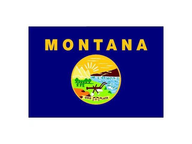 ANNIN FLAGMAKERS 143160 Montana State Flag,3x5 Ft