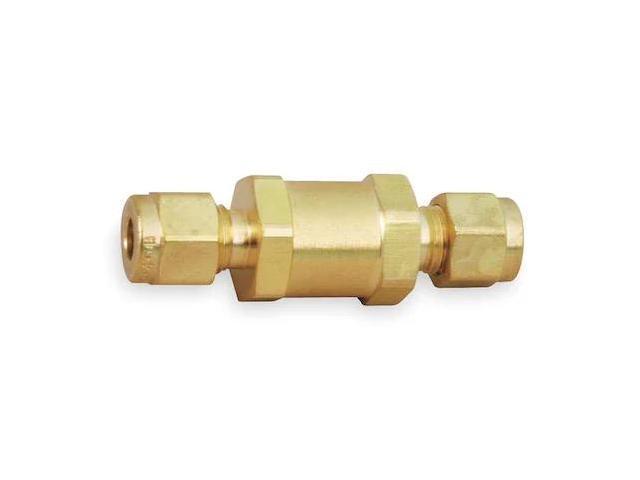 PARKER 8A-C8L-10-BN-B 1/2' A-LOK(R) Brass Instrumentation Check Valve