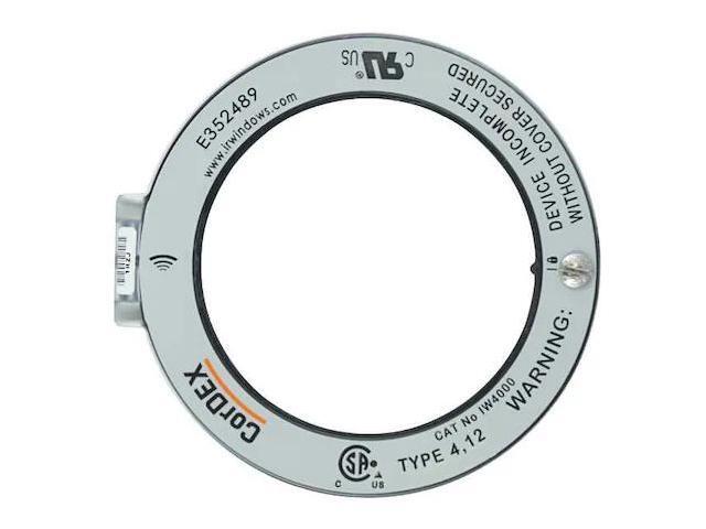 CORDEX IW4000 Round Infrared Window,4 In.,100mm Dia.