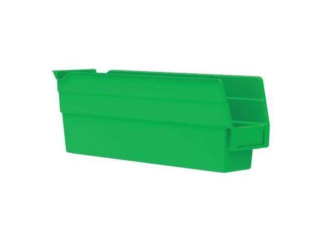 AKRO-MILS 30110GREEN Green Shelf Bin, 11-5/8'L x 2-3/4'W x 4'H