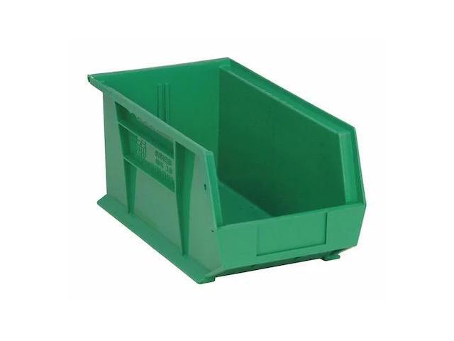 QUANTUM STORAGE SYSTEMS QUS240GN Hang & Stack Storage Bin, Green,