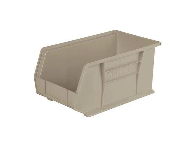 AKRO-MILS 30240STONE Stone Hang and Stack Bin, 14-3/4'L x 8-1/4'W x 7'H