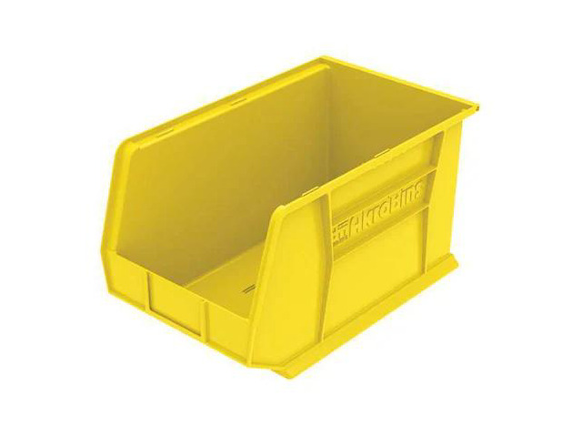 AKRO-MILS 30260YELLO Yellow Hang and Stack Bin, 18'L x 11'W x 10'H