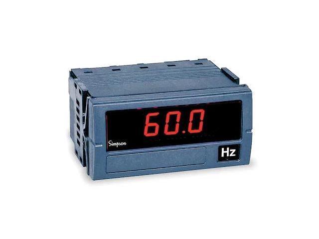 SIMPSON ELECTRIC F35-1-91-0 Digital Panel Meter,Frequency