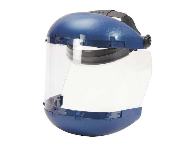 SELLSTROM S38110 Ratchet Faceshield Assembly, Uncoated, Clear Visor, Includes