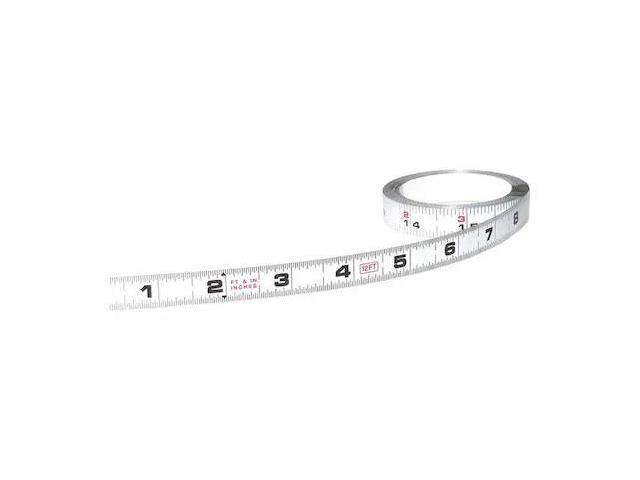 U. S. TAPE 50006 144 in Adhesive Tape Measure, 1/2 in Blade