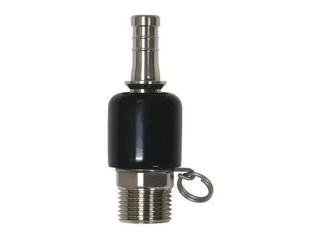 SANI-LAV N33S Hose Adapter,1/2' Hose Barb, 3/4' MGHT