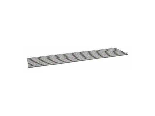 TENNSCO BSD-9624 Decking, Steel, 96 in W, 24 in D, Industrial Gray, Powder