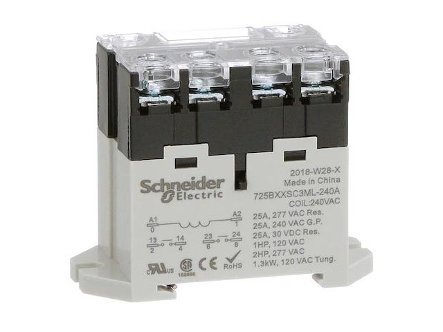 SCHNEIDER ELECTRIC 725BXXSC3ML-240A DIN Rail & Top Flange, Enclosed Power