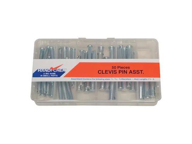 ITW BEE LEITZKE WWG-DISP-CLP050 Clevis/Taper Pin Assortment, Steel, Zinc