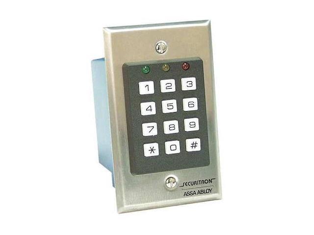 SECURITRON DK-16 Access Control Keypad, DK-16, 12Key, Indoor