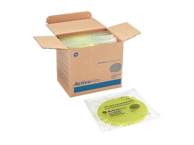 GEORGIA-PACIFIC 48265 Urinal Screen, 2.8' W, Citrus, PK12, Width: 8.8