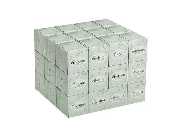 GEORGIA-PACIFIC 47510 Envision 2 Ply Facial Tissue, 85 Sheets, 36 PK