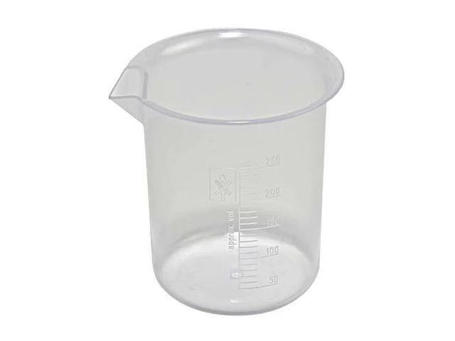 DYNALON 222075-0250 Beaker, Polypropylene, Low Form, 250 mL / 8.45 fl oz