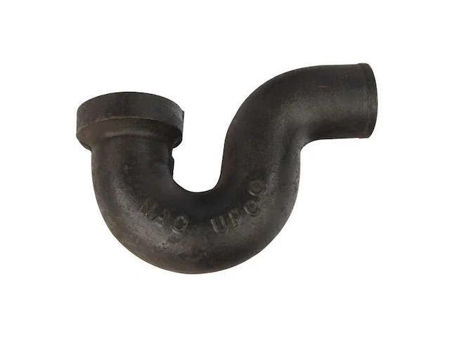 ZORO SELECT 222588 Tapped P-Trap No-Hub Tap P-Trap, 2' Pipe, Female Socket,