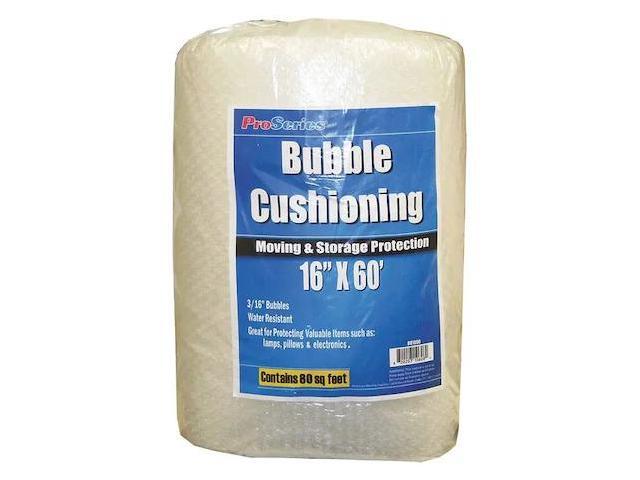 ZORO SELECT 4NZF5 Bubble Roll 16' x 60 ft., 3/16' Thickness, Clear
