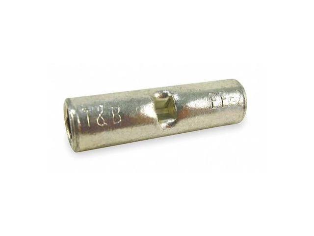 STA-KON 2A-18 Butt Splice Wire Connector, 18 AWG Max, Metallic, None