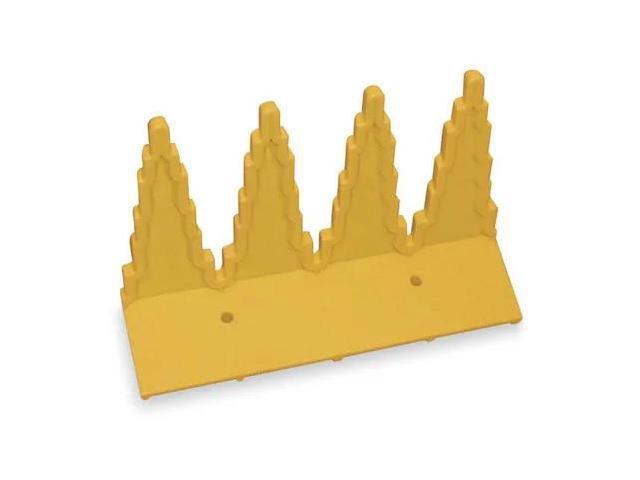 REMCO 06156 Hygienic Tool Holder,9 3/8 in L,Yellow