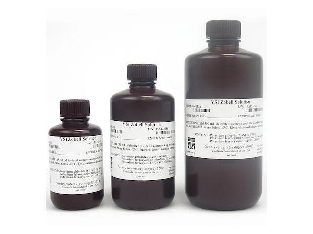 YSI 061321 Calibration Solution,ORP,250mL Bottle